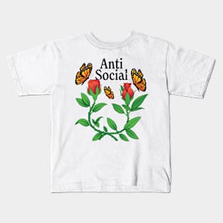 Anti Social Butterfly Kids T-Shirt